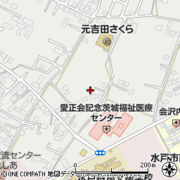 茨城県水戸市元吉田町1830-18周辺の地図