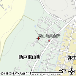 栃木県足利市助戸東山町1707周辺の地図
