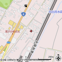 栃木県小山市喜沢575周辺の地図