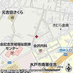 茨城県水戸市元吉田町1852-10周辺の地図