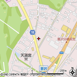 栃木県小山市喜沢760周辺の地図