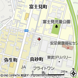 栃木県足利市真砂町90-2周辺の地図