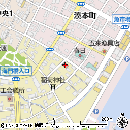 ひたちなか市役所　那珂湊児童館周辺の地図