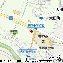 笠間市立歴史民俗資料館周辺の地図