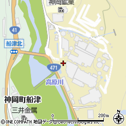 神岡鉱業診療所周辺の地図