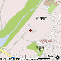 栃木県佐野市小中町1871-9周辺の地図