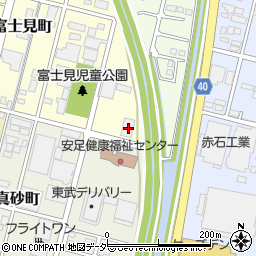 栃木県足利市富士見町2周辺の地図