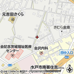 茨城県水戸市元吉田町1852-51周辺の地図