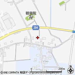 茨城県筑西市森添島1106周辺の地図