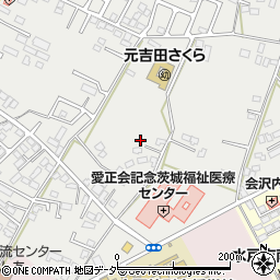 茨城県水戸市元吉田町1830-7周辺の地図