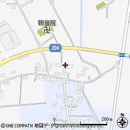 茨城県筑西市森添島1104周辺の地図