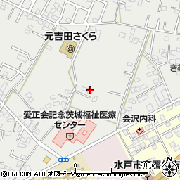 茨城県水戸市元吉田町1860-6周辺の地図