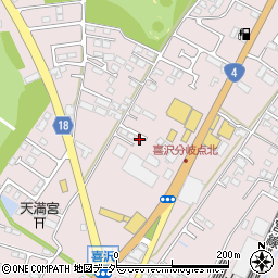 栃木県小山市喜沢718周辺の地図