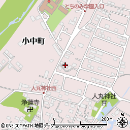栃木県佐野市小中町1216-6周辺の地図