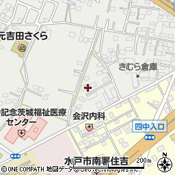 茨城県水戸市元吉田町1852-62周辺の地図
