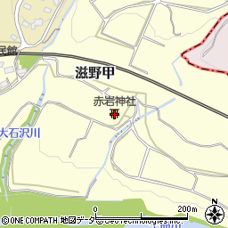 赤岩神社周辺の地図