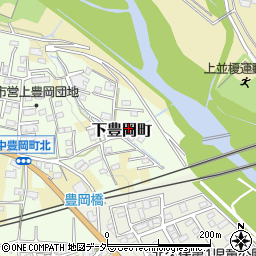 群馬県高崎市下豊岡町1194-5周辺の地図