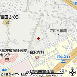 茨城県水戸市元吉田町1852-63周辺の地図