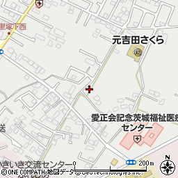 茨城県水戸市元吉田町1829-10周辺の地図
