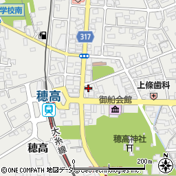 あづみ野パークホテル周辺の地図