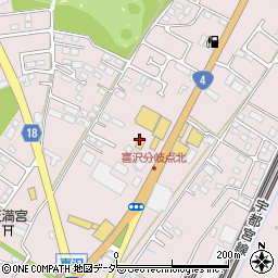 栃木県小山市喜沢713周辺の地図