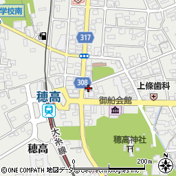 あづみ野パークホテル周辺の地図