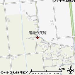 睦鍛公民館周辺の地図