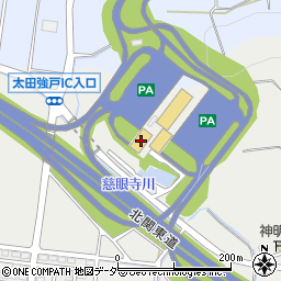 ＥＮＥＯＳ太田強戸ＰＡ東行ＳＳ周辺の地図