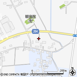 茨城県筑西市森添島1100周辺の地図