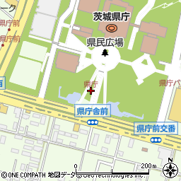 県庁周辺の地図
