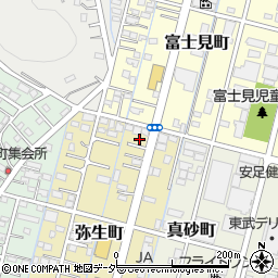 栃木県足利市弥生町44-6周辺の地図