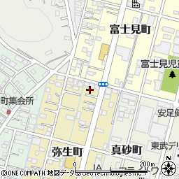 栃木県足利市弥生町44-3周辺の地図