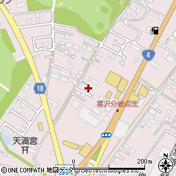 栃木県小山市喜沢717周辺の地図