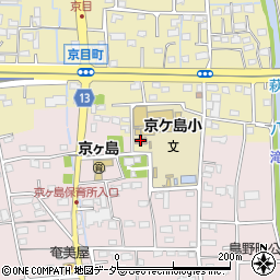 京ヶ島公民館周辺の地図