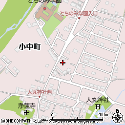 栃木県佐野市小中町1216周辺の地図