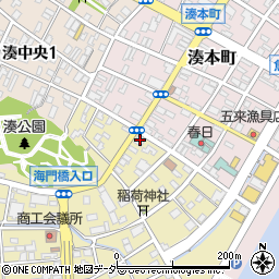 朝日生命保険水戸支社那珂湊周辺の地図