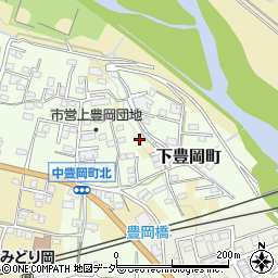 群馬県高崎市下豊岡町1190-2周辺の地図