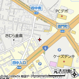 茨城県水戸市元吉田町1950-12周辺の地図