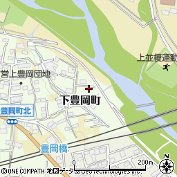 群馬県高崎市下豊岡町1176周辺の地図