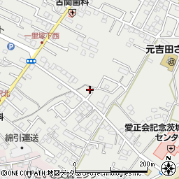茨城県水戸市元吉田町1807-4周辺の地図