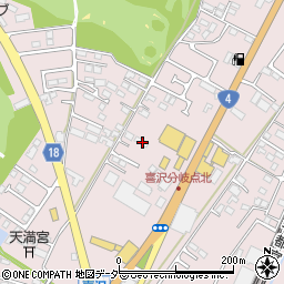 栃木県小山市喜沢715周辺の地図