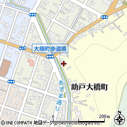 栃木県足利市助戸大橋町1941周辺の地図