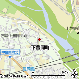 群馬県高崎市下豊岡町1180-12周辺の地図