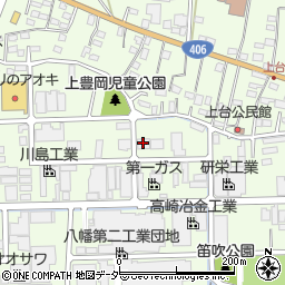 尾家産業高崎周辺の地図