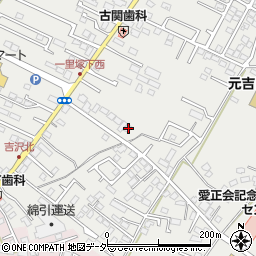 茨城県水戸市元吉田町1490-18周辺の地図