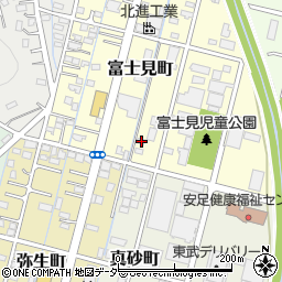 栃木県足利市富士見町53周辺の地図
