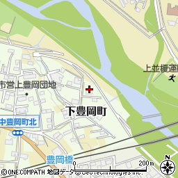 群馬県高崎市下豊岡町1176-5周辺の地図