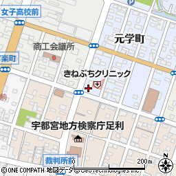 栃木県足利市元学町830-20周辺の地図
