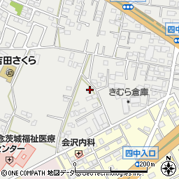 茨城県水戸市元吉田町1852-105周辺の地図
