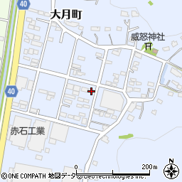 栃木県足利市大月町358-2周辺の地図
